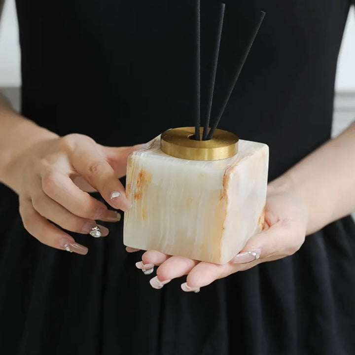 Square Aromatherapy Bottle Round Empty Display Decor Bathroom Aromatherapy Bottle Luxury Living Room Hotel Home Decoration