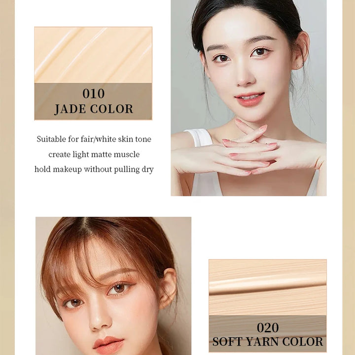 MACKANDY Serum Liquid Foundation Long-lasting Makeup, Full Coverage with Matte Finish, Radiant Formula for All Skin Types Vegan