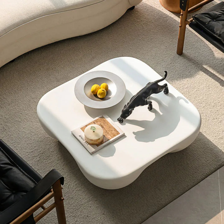 Square Nordic Coffee Table Design Modern Beauty Minimalist Coffee Table Trendy French Table Basse Salon Furniture Living Room