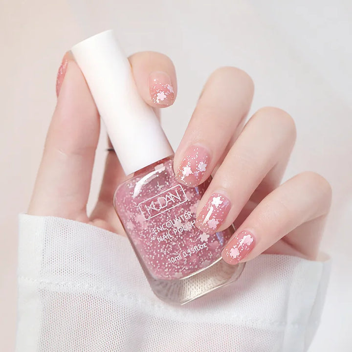 Water Go Through Cruelty-free Can be Peel off Vegan Muslim Halal Nail Polish