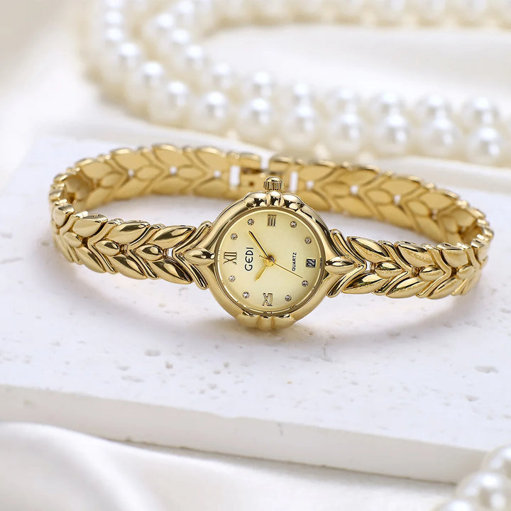Ladies Fashion Watch Elegant Quartz Wristwatch for Women Stylish Timepiece with Adjustable Clasp