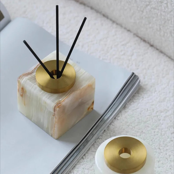 Square Aromatherapy Bottle Round Empty Display Decor Bathroom Aromatherapy Bottle Luxury Living Room Hotel Home Decoration