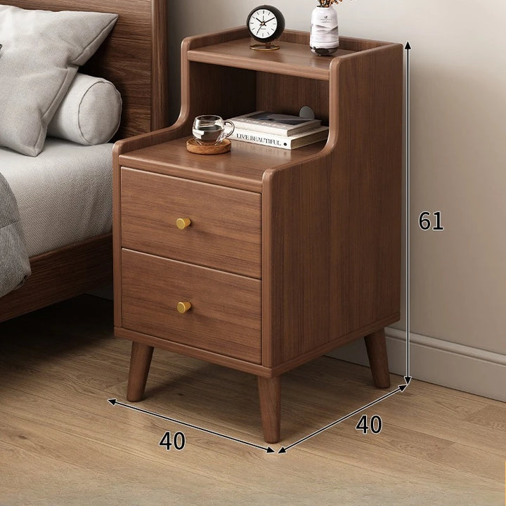 Wood Bedside Table DrawerNightstand Living Room Sturdy Storage Cabinet Bedroom Mesitas De Noche Madera Mesa De Cama Furniture