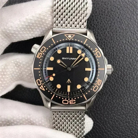 Men's Automatic Mechanical Watch Stainless Steel Black Blue Ceramic Bezel Sapphire Fully Functional World Time 904L