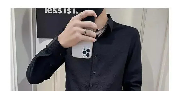 Shirts And Blouses For Men White Man Tops Plain Graphic Floral Clothing Korean Style Designer Fashion S Elegant Cheap Brand Cool