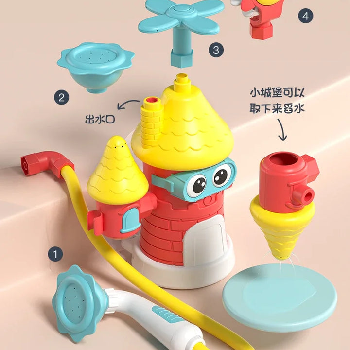 Baby Children's bath toys Water play toys Boys Girls bathing fun Electric water play artifact  Fun shower toy