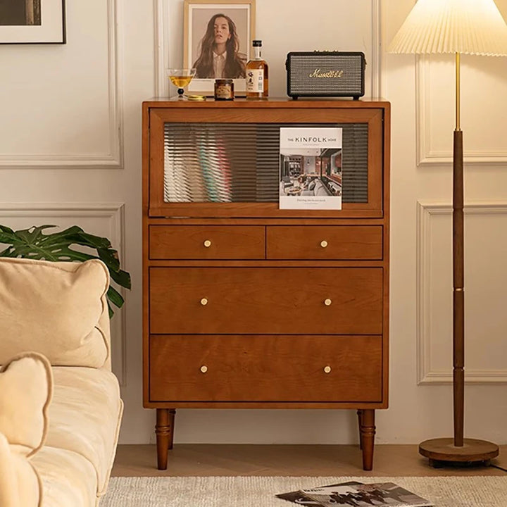Vintage Aesthetics Living Room Cabinets Simple Elegant Delicacy Unique Storage Cabinet Space Saving Woonkamer Kasten Furniture