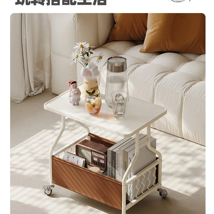Modern Mobile Side Table Beauty Trendy Exquisite Glamour Coffee Table Luxury Elegant Mesa De Centro Sala Living Room Furniture