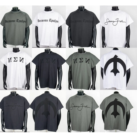 American High Street Fashion Multi-color Style Tops Men Women Couples Daily Casual Clothing Kanye West T-shirts