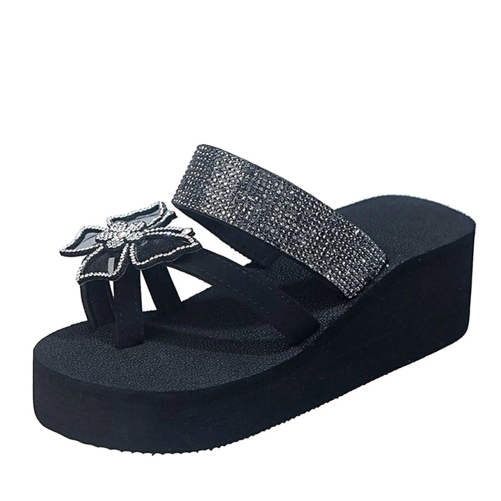 Sandalias Mujer Women Girls Pearl Flat Bohemian Style Casual Sandals Beach Shoes Wedges Slippers SandáLias Femininas