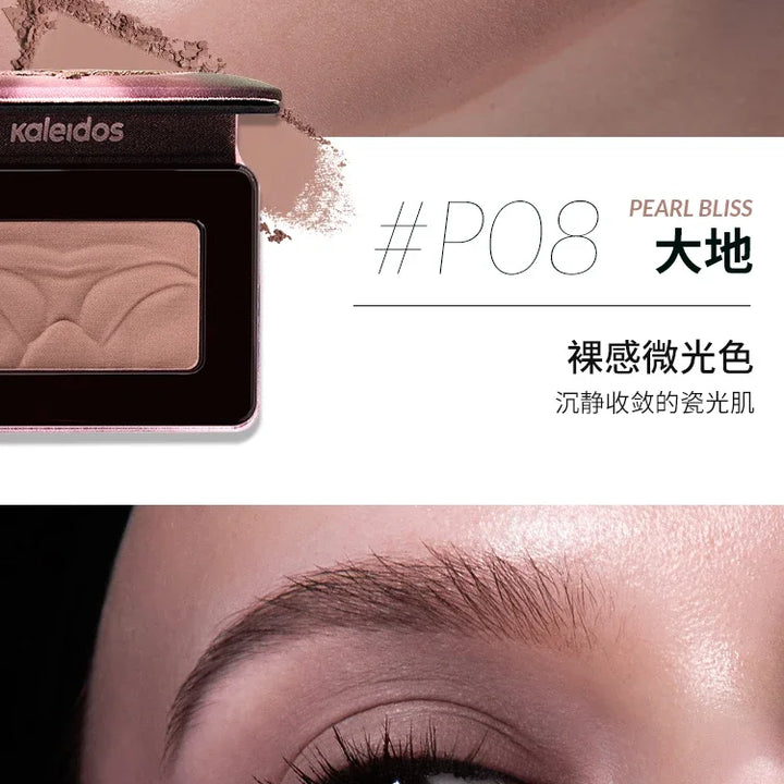 Kaleidos Blush Palette Makeup Waterproof Matte Finish For Cheek Facial Blusher On Vegan Korean Cosmetics Cruelty Free