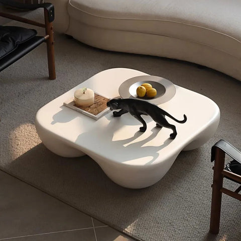 Square Nordic Coffee Table Design Modern Beauty Minimalist Coffee Table Trendy French Table Basse Salon Furniture Living Room