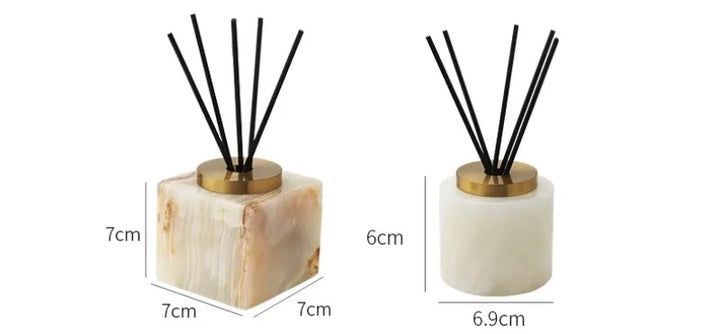 Square Aromatherapy Bottle Round Empty Display Decor Bathroom Aromatherapy Bottle Luxury Living Room Hotel Home Decoration