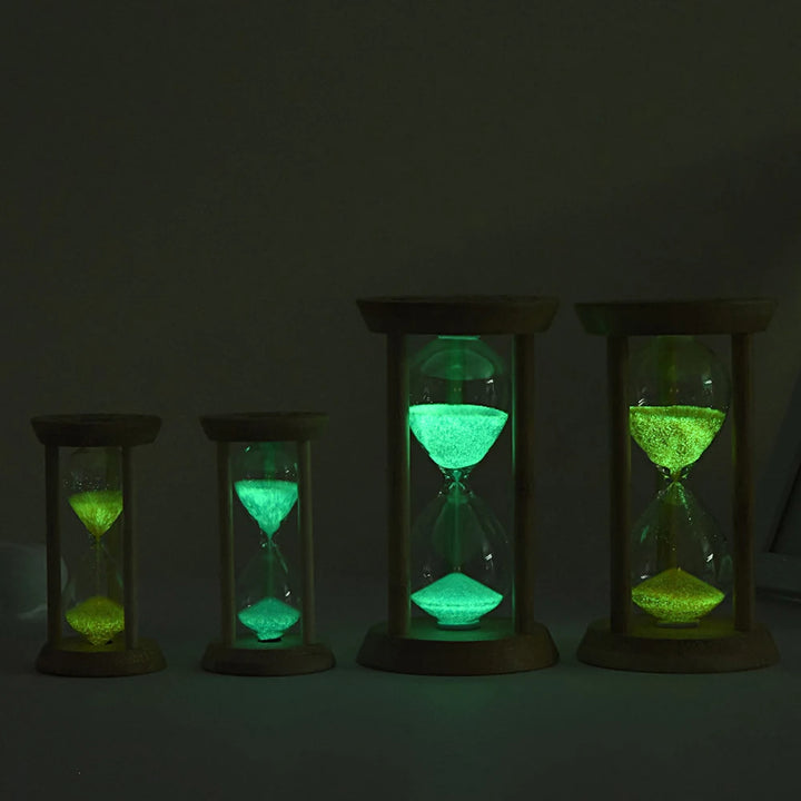 1PCS 3/5/10/15/30 Minutes Wooden Hourglass Timer Home Living Room Desktop Decoration Children Birthday Gift Portable Sand Clock