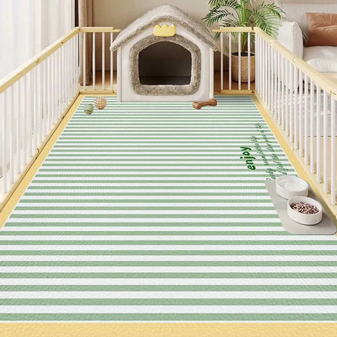 VIKAMA Pet Feeding MatLarge Size Pet Friendly Floor Mats Non-Slip Dirty Resistant Cat And Dog Carpet Soft And Comfortable