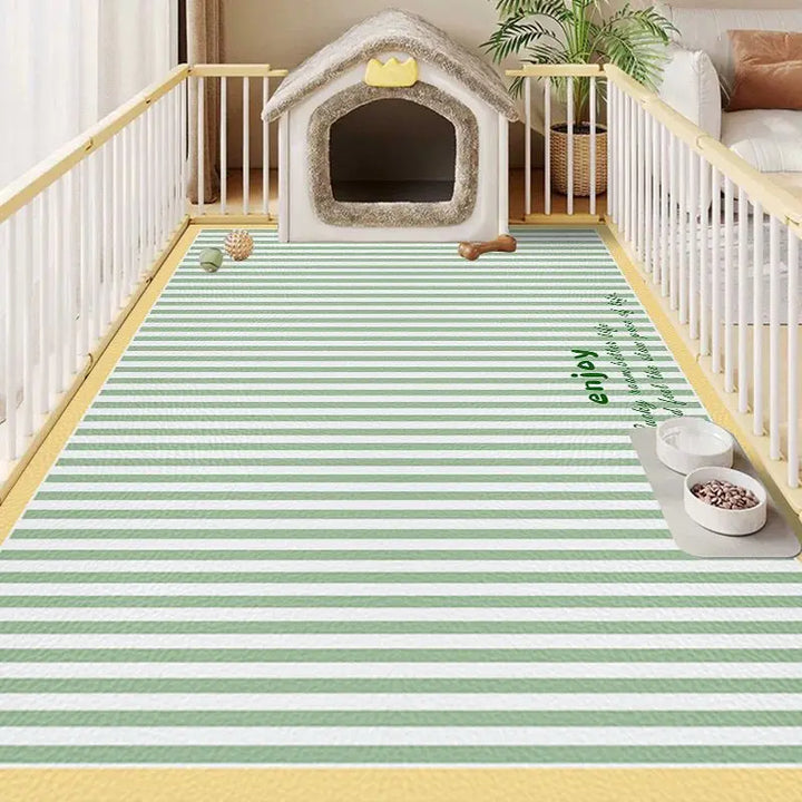 VIKAMA Pet Feeding MatLarge Size Pet Friendly Floor Mats Non-Slip Dirty Resistant Cat And Dog Carpet Soft And Comfortable