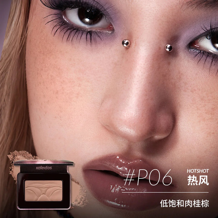Kaleidos Blush Palette Makeup Waterproof Matte Finish For Cheek Facial Blusher On Vegan Korean Cosmetics Cruelty Free