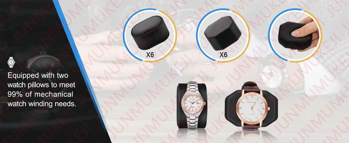 Watch Winders Box for Automatic Watches Box 6 watches Rotate Stand