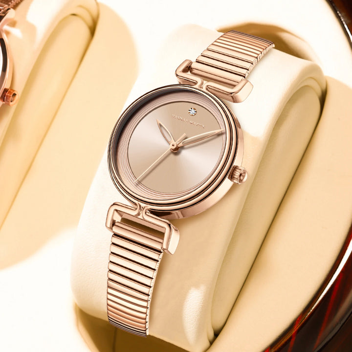 2025 New Women's Watch Top Brand Leisure Fashion 29mm Mini Dial Stainless Steel Mesh Strap Nordic Simple 3Bar Waterproof Watches