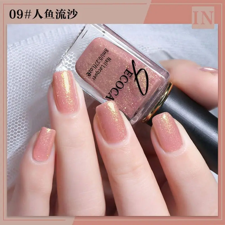Glitter Nail Polish Cruelty-free Quick Dry Nail Varnish Enamel