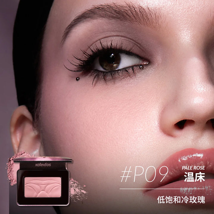 Kaleidos Blush Palette Makeup Waterproof Matte Finish For Cheek Facial Blusher On Vegan Korean Cosmetics Cruelty Free