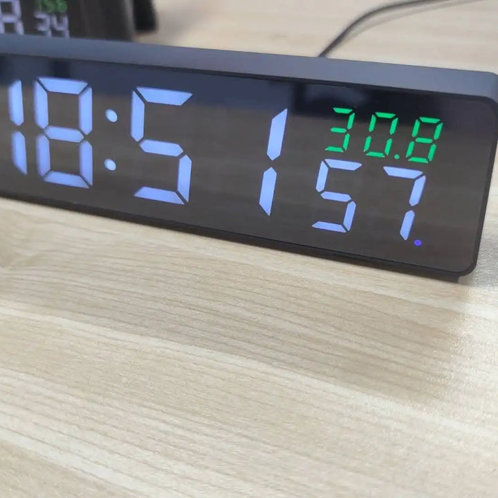 Network timing wifi clock High precision atomic clock Milliseconds display Holiday alarm clock OTA
