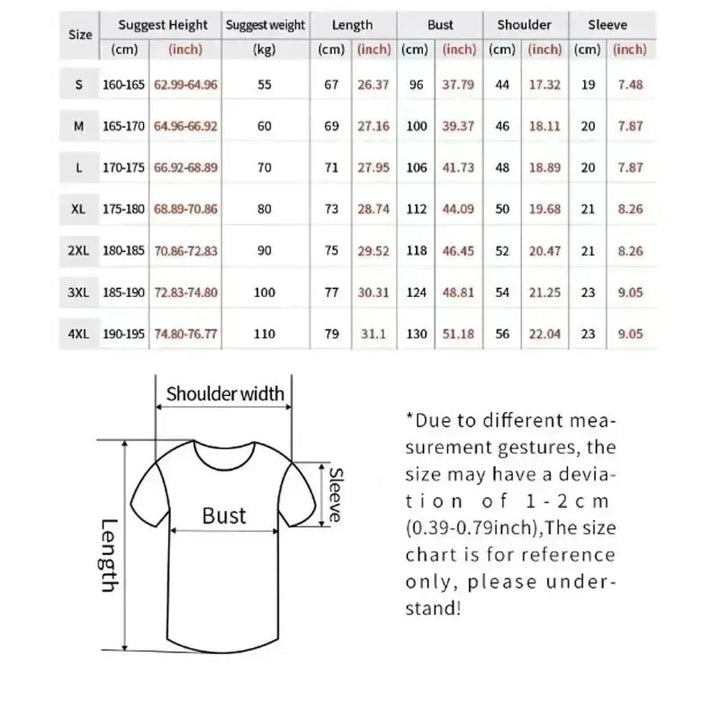 Men's 2025 Summer Fashion Funny Printed T-Shirts Beach Breathable Funny Clothing Oversize Casual Cotton Tops Mans Short Sleeve