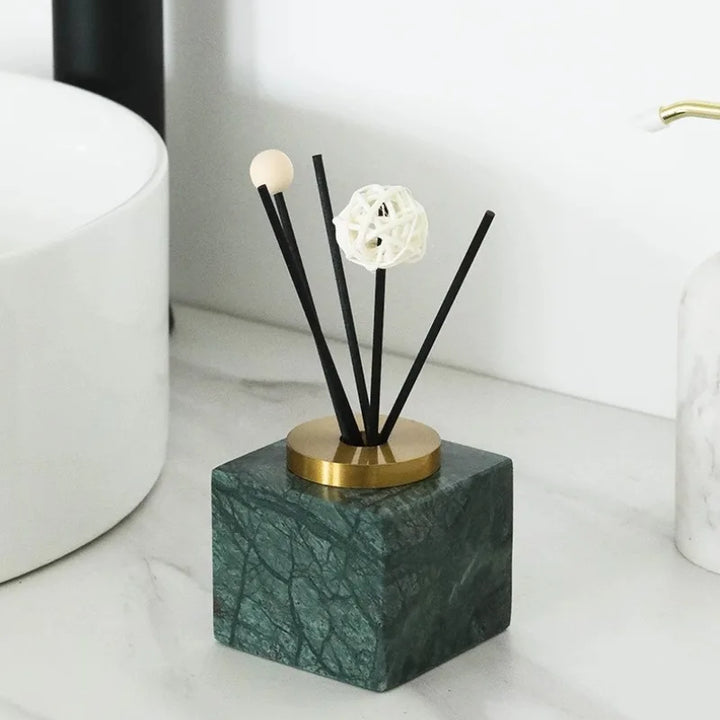 Square Aromatherapy Bottle Round Empty Display Decor Bathroom Aromatherapy Bottle Luxury Living Room Hotel Home Decoration
