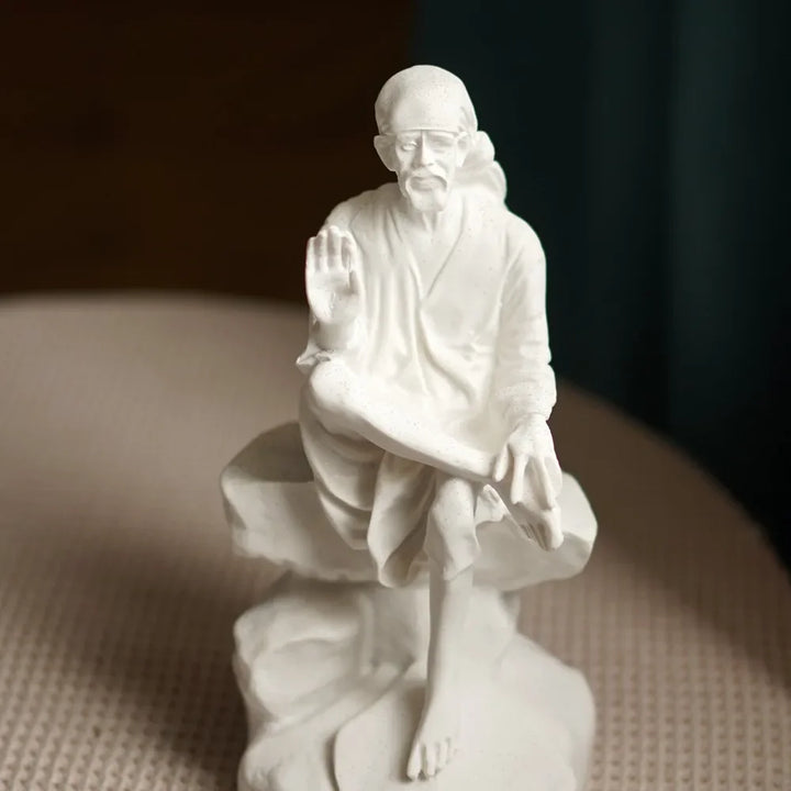 Resin Indian Ganesha Shiva God Statue Sai Baba of Shirdi Sculpture Lord Hanuman Hindu Buddha Religious Fengshui Home Decor