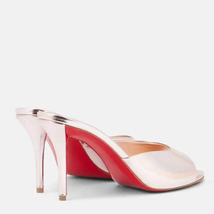 Shoes for Women New Pointed Open Toe Roman Sandals Metal Sexy Women's Shoes Outdoors Slippers 10.5 Cm Women Sandals  sandálias