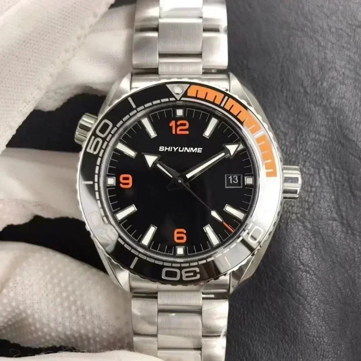 Men's Automatic Mechanical Watch Stainless Steel Black Blue Ceramic Bezel Sapphire Fully Functional World Time 904L