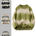 Men's Casual Tops, Asymmetrical Color-Blocked Knitwears, Single-Piece Sweaters, Suitable for Daily Home, Travel, Parties, Commuting, Outdoor Fashion and Versatile, Showing Elegant, Street Fashion, Travel Clothing.