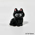 Estatueta de gatos de resina de desenho animado, mini gatinho,  ornamentos para casa, criativo, desktop, carro, montado,