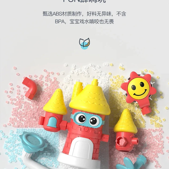 Baby Children's bath toys Water play toys Boys Girls bathing fun Electric water play artifact  Fun shower toy