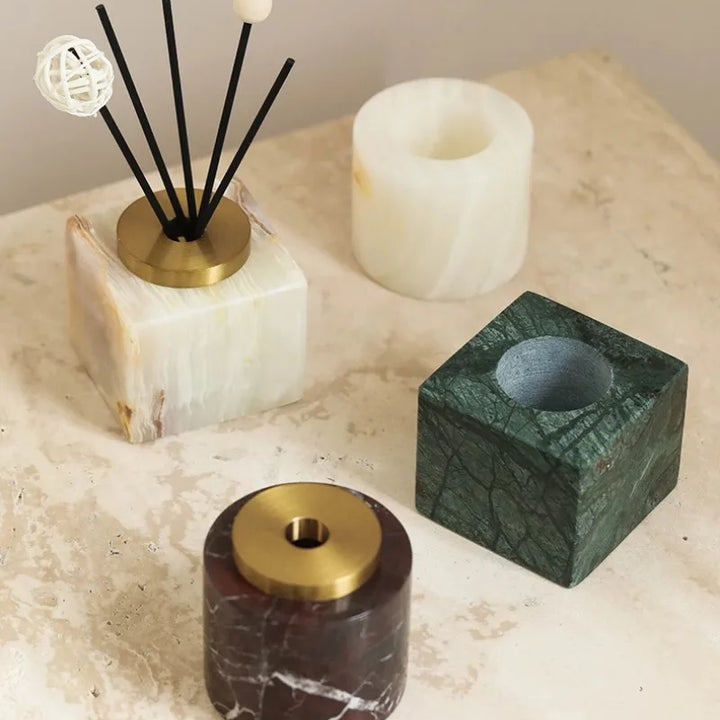 Square Aromatherapy Bottle Round Empty Display Decor Bathroom Aromatherapy Bottle Luxury Living Room Hotel Home Decoration
