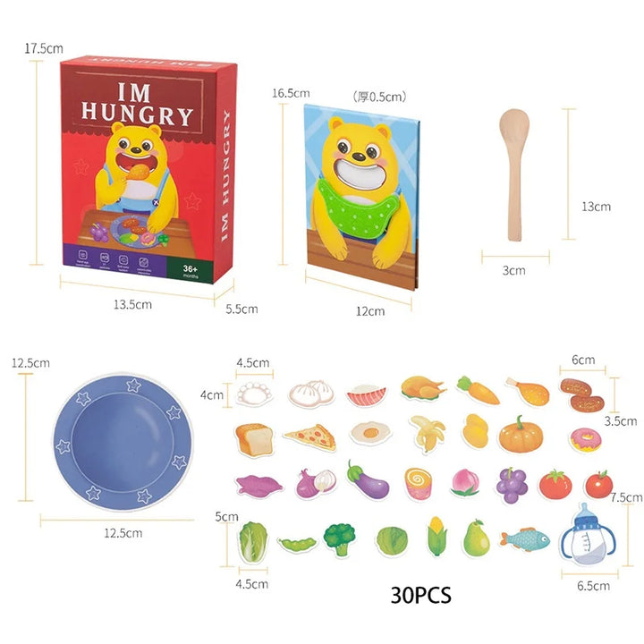 Parent-Child Interaction Play House Simulation Feeding Game Early Childhood Education Fine Motor Educational Toys