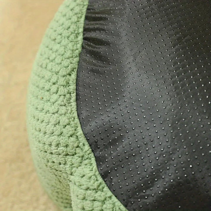 Petal Shaped Pet Bed, Plush Round Dog & Cat Cushion Mat with Knitted Texture, Ultra Soft Warm Nest for Kittens Puppies in Winter