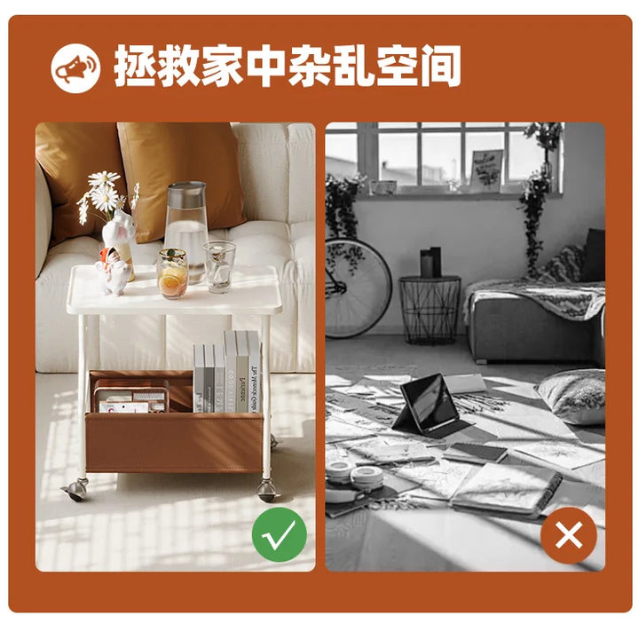 Modern Mobile Side Table Beauty Trendy Exquisite Glamour Coffee Table Luxury Elegant Mesa De Centro Sala Living Room Furniture