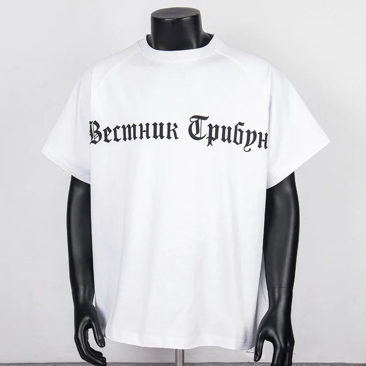 American High Street Fashion Multi-color Style Tops Men Women Couples Daily Casual Clothing Kanye West T-shirts