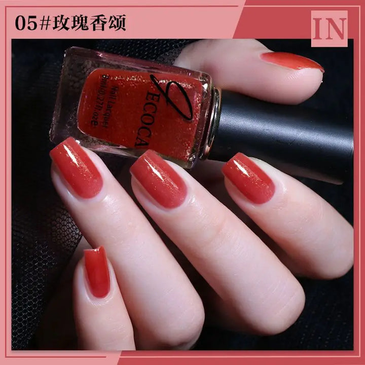 Glitter Nail Polish Cruelty-free Quick Dry Nail Varnish Enamel