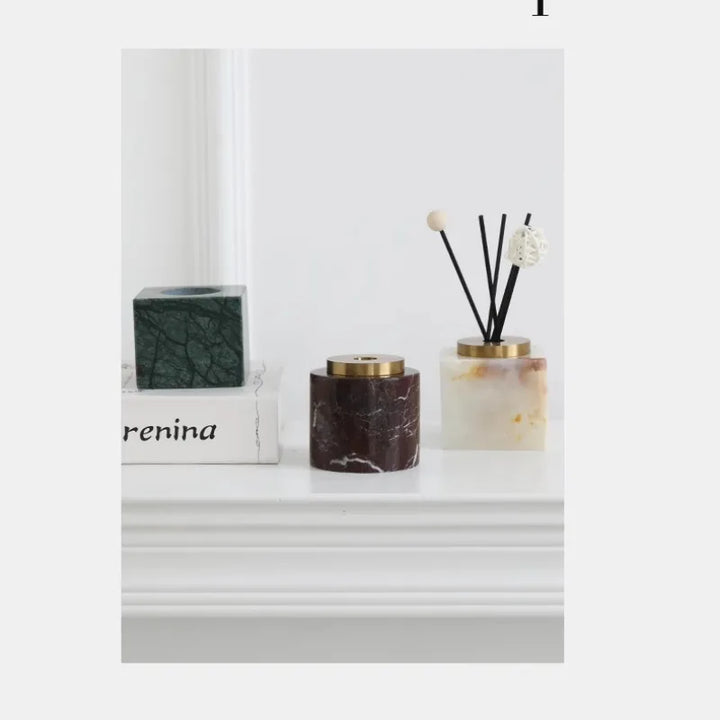 Square Aromatherapy Bottle Round Empty Display Decor Bathroom Aromatherapy Bottle Luxury Living Room Hotel Home Decoration