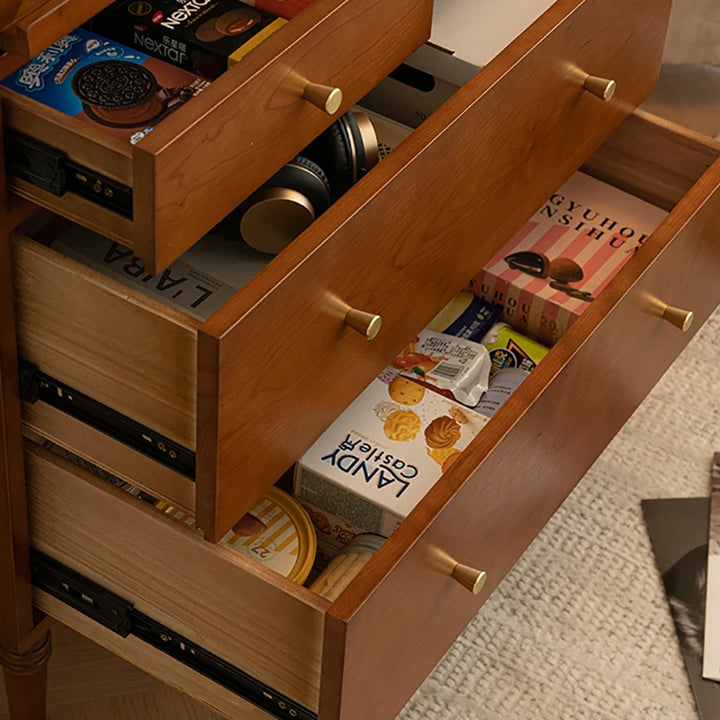 Vintage Aesthetics Living Room Cabinets Simple Elegant Delicacy Unique Storage Cabinet Space Saving Woonkamer Kasten Furniture