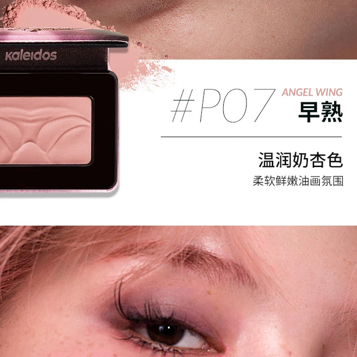 Kaleidos Blush Palette Makeup Waterproof Matte Finish For Cheek Facial Blusher On Vegan Korean Cosmetics Cruelty Free