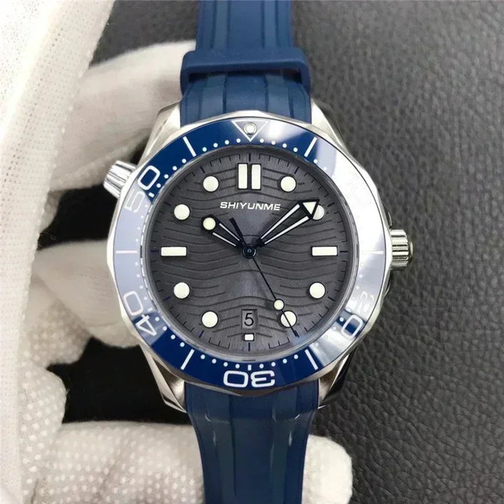 Men's Automatic Mechanical Watch Stainless Steel Black Blue Ceramic Bezel Sapphire Fully Functional World Time 904L