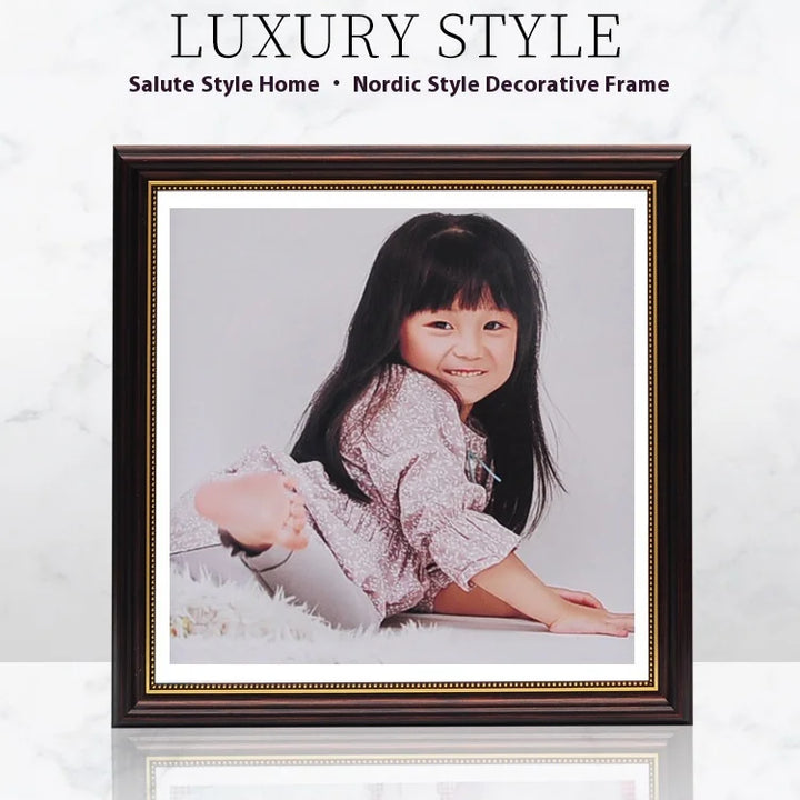 European Square Photo Frame 10 Inch & 12 Inch Decorative Picture Frame Home Decor and Memories, Stylish Artwork Display Frame
