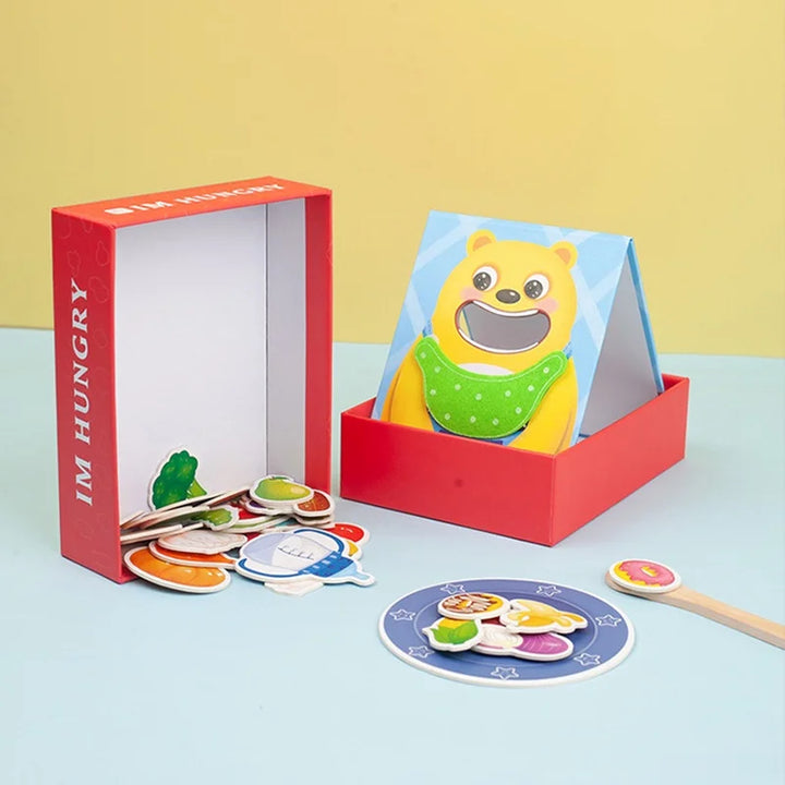 Parent-Child Interaction Play House Simulation Feeding Game Early Childhood Education Fine Motor Educational Toys