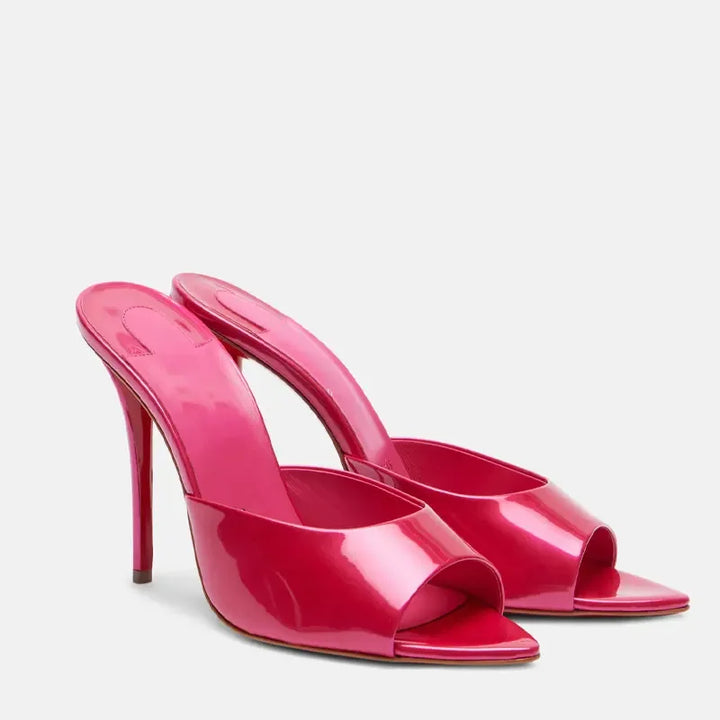 Shoes for Women New Pointed Open Toe Roman Sandals Metal Sexy Women's Shoes Outdoors Slippers 10.5 Cm Women Sandals  sandálias