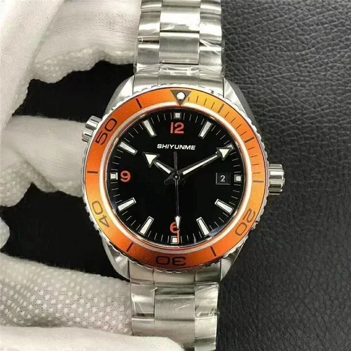 Men's Automatic Mechanical Watch Stainless Steel Black Blue Ceramic Bezel Sapphire Fully Functional World Time 904L