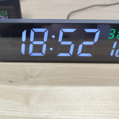 Network timing wifi clock High precision atomic clock Milliseconds display Holiday alarm clock OTA