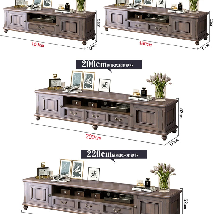 Vintage Aesthetic Tv Stand Retro Unique Designer Drawer Tv Stand Living Room Simple Moveis Para Tv Da Sala Luxury Furniture